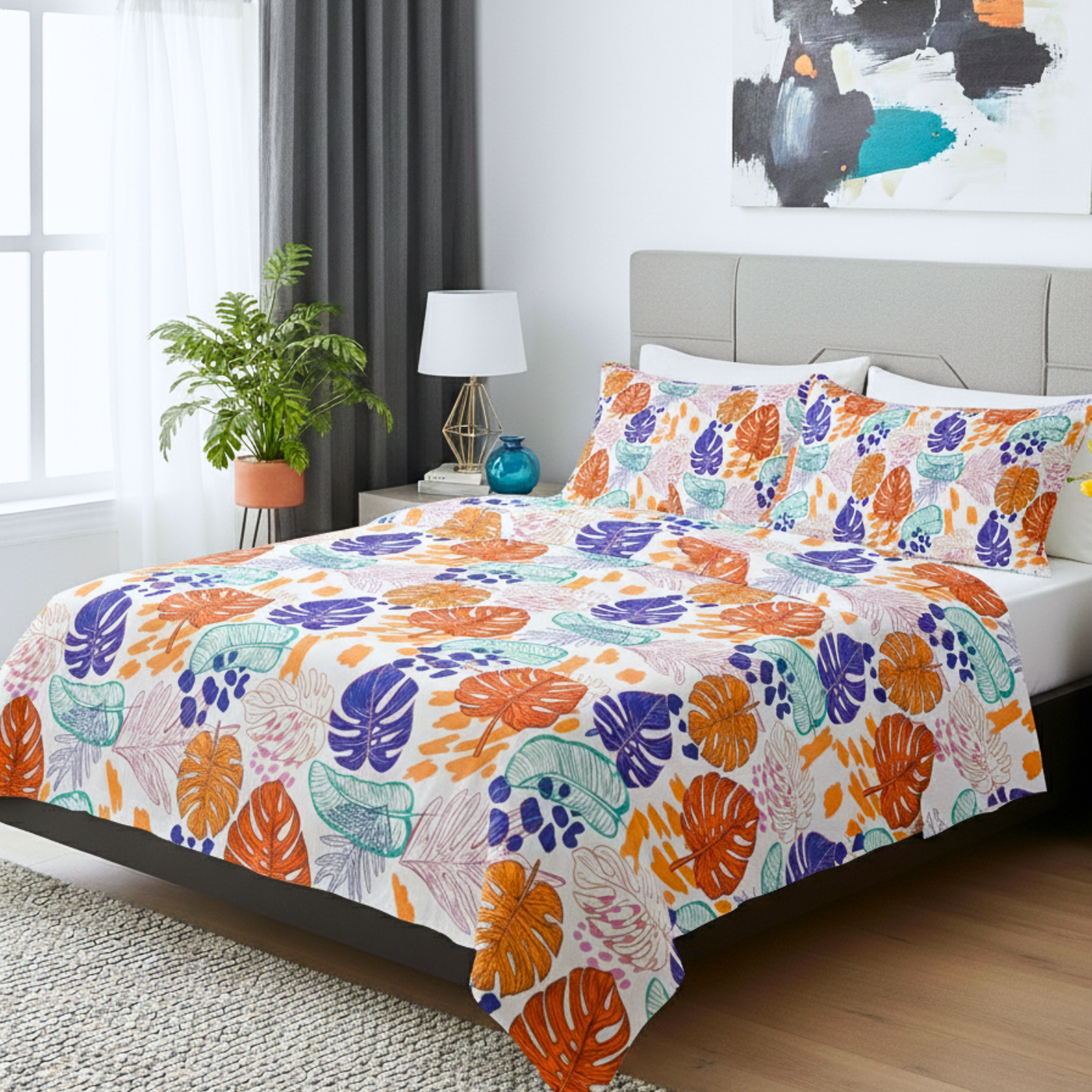 JUEGO DE SABANA PIEL DURAZNO DISEÑO