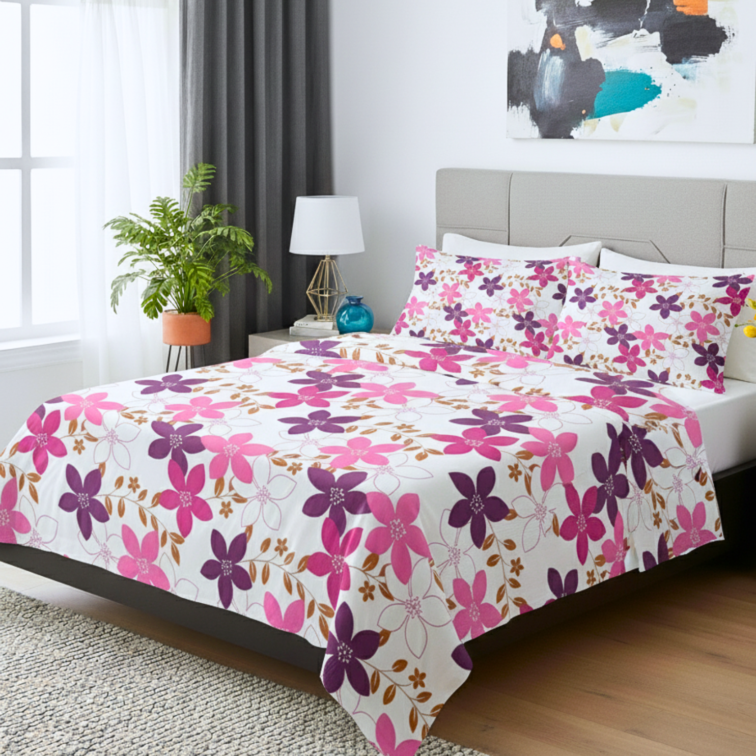 JUEGO DE SABANA PIEL DURAZNO DISEÑO