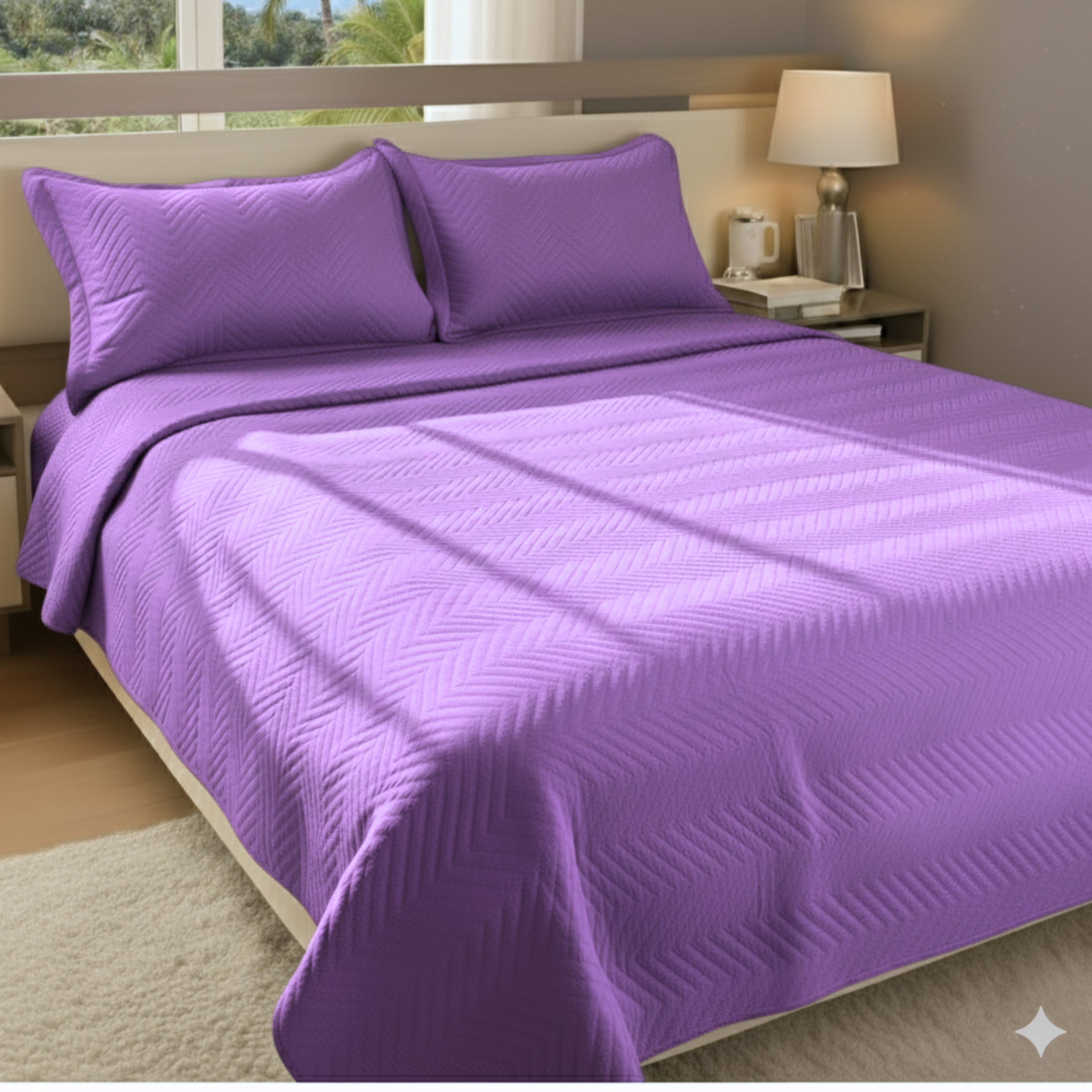 COLCHA DE VERANO + FUNDAS DE ALMOHADA