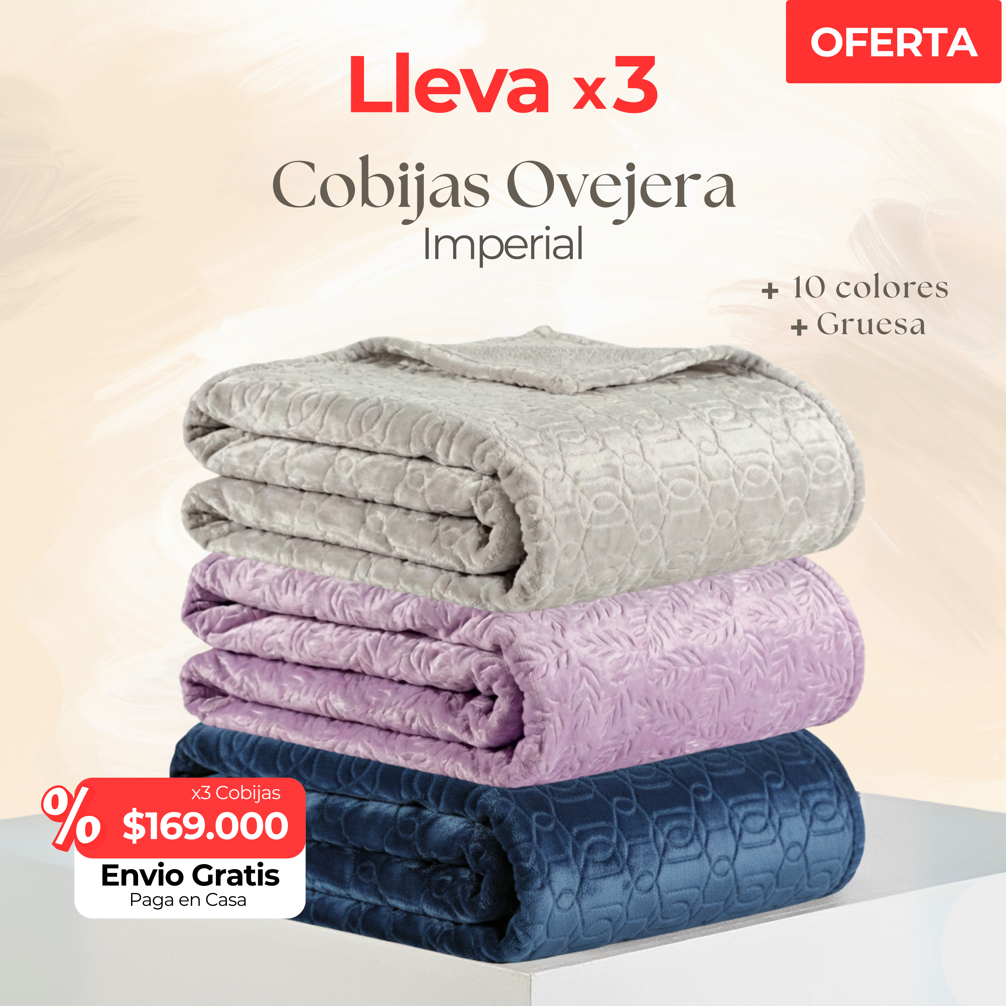 COBIJA OVEJERA IMPERIAL ✨