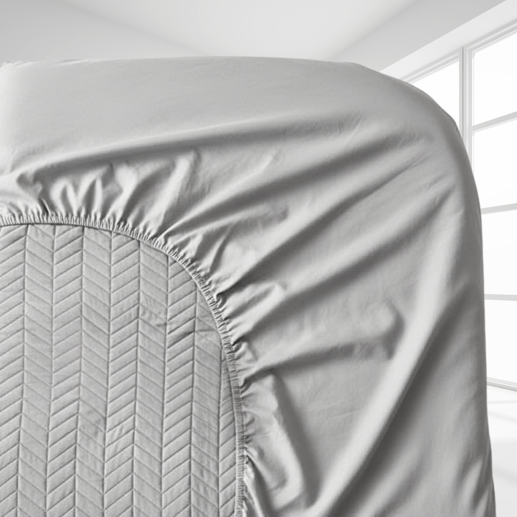 PROTECTOR DE COLCHON ANTIFLUIDO + FUNDAS DE ALMOHADA