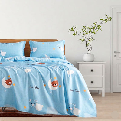 SABANA ALGODÓN PERCAL KIDS SENCILLA (100cm x 190cm ) 3x1✨