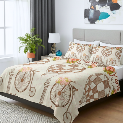 JUEGO DE SABANA PIEL DURAZNO DISEÑO