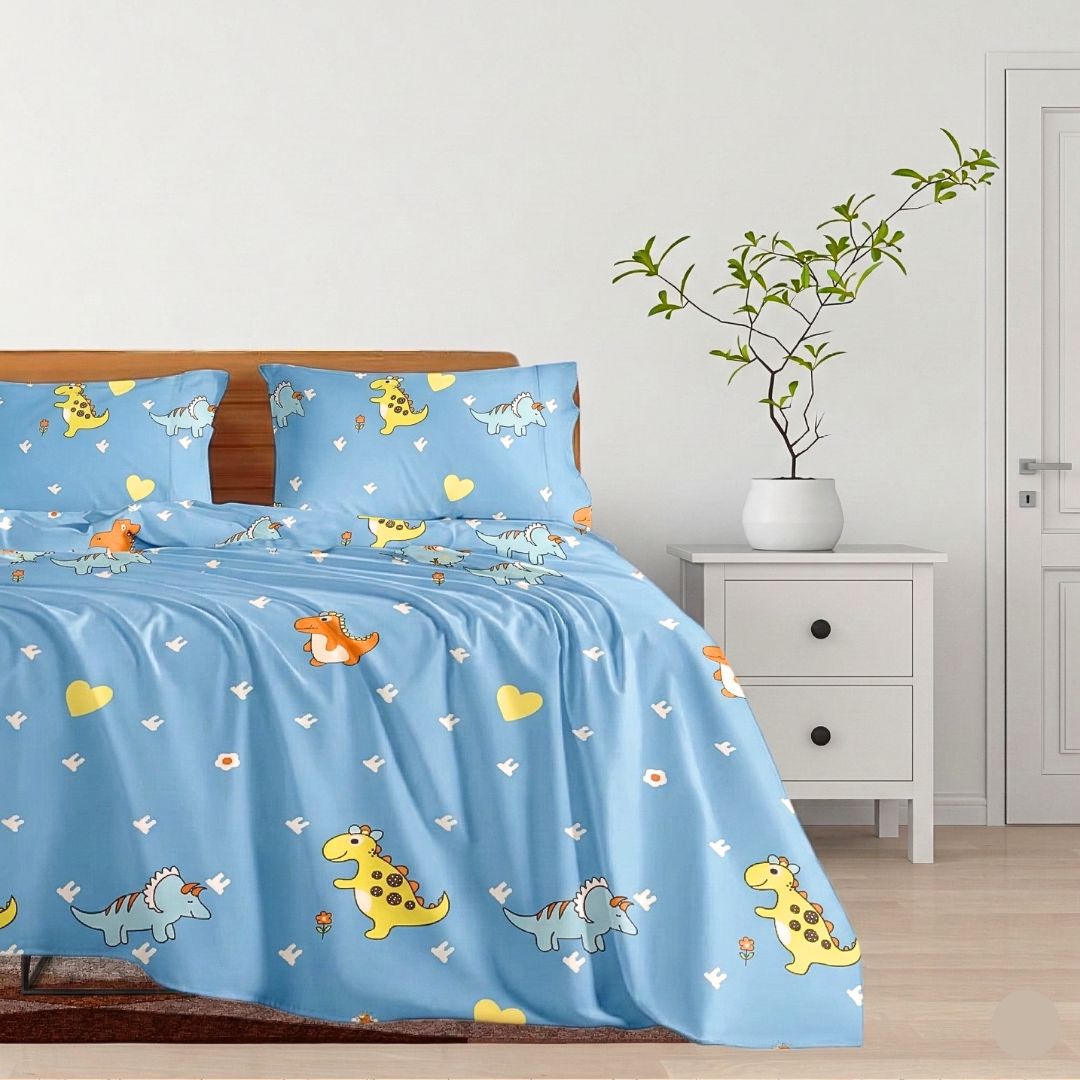 SABANA ALGODÓN PERCAL KIDS SENCILLA (100cm x 190cm ) 3x1✨