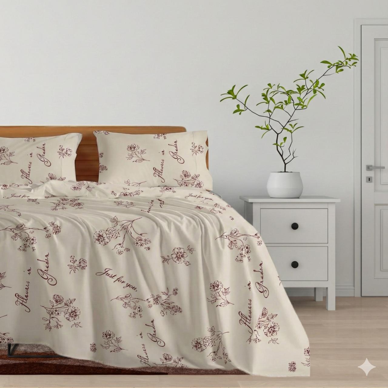 SABANA ALGODÓN PERCAL Premium x2✨